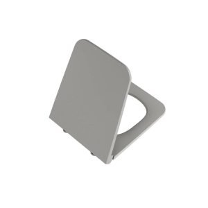VitrA Equal Duroplast Mat Taş Gri İnce Yavaş Kapanır Klozet Kapağı