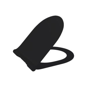 Isvea Infinity F50 Mat Siyah Yavaş Kapanır Klozet Kapağı