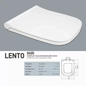Nkp Lento Duroplast Yavaş Kapanır Klozet Kapağı 0405
